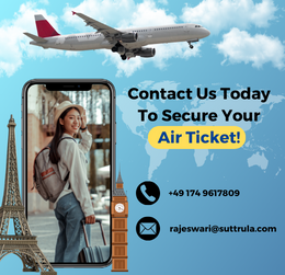 Contact us today to secure your air ticket 